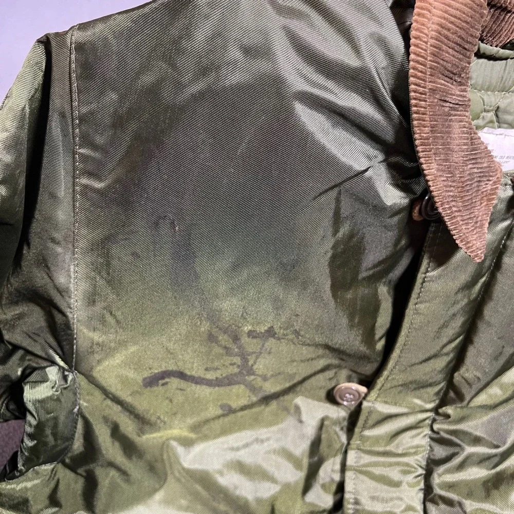 Vintage Alpha Industries Jacket‎ Extreme Cold Weather Impermeable US Military L